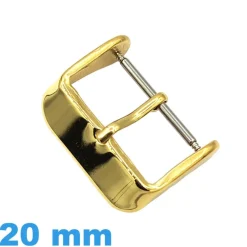 Boucle Ardillon pour Montre 20 mm Doré
