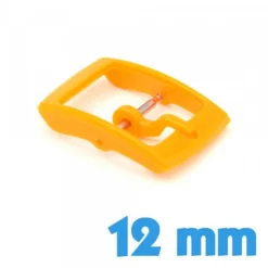 Boucle Ardillon pour Montre - Plastique Orange 12 mm