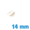 Boucle Ardillon Rose 14 mm - Fermoir