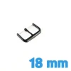 Boucle montre 18 mm ardillon pas chère noire