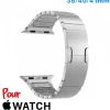 Bracelet Acier inoxydable Argente montre pour Apple Watch 42mm