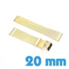 Bracelet acier inoxydable couleur or brillant 2 cm
