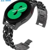 Bracelet Clip Noir 22 mm Acier inoxydable montre