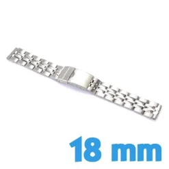Bracelet 1.8 cm Argenté montre Acier Inoxydable