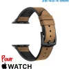 Bracelet Cuir Marron clair pour montre pour Apple Watch 38 mm