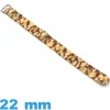 Bracelet de montre Nato 22 mm Camo militaire Marron tissu