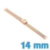 Bracelet mailles milanaises 1.4 cm Cuivre de montre Acier Inoxydable