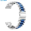 Bracelet 20 mm Acier Inoxydable Bleu de montre fermoir Magnétique