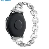 Bracelet 18 mm Acier inoxydable fermoir Clip de montre Argenté
