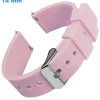 Bracelet 14 mm Caoutchouc pour montre Rose