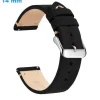 Bracelet 14 mm Cuir véritable Noir de montre Ardillon