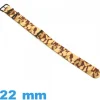Bracelet 22mm Military de montre Marron Nato Textile