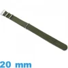 Bracelet 20 mm montre Olive N.A.T.O tissu