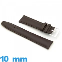 Bracelet 10 mm montre  Vrai cuir