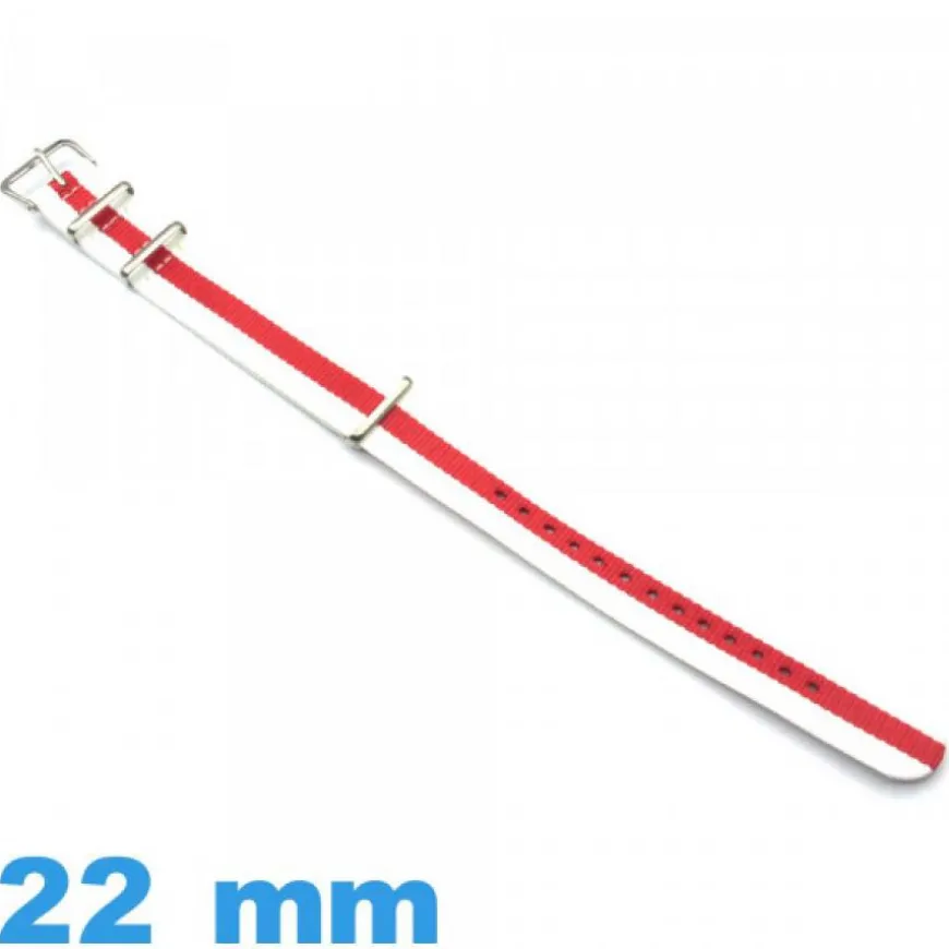 Bracelet 22mm pour montre Nato Angleterre Nylon