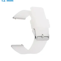 Bracelet 12 mm Silicone Transparent de montre Ardillon