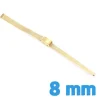 Bracelet montre Acier mailles milanaises Doré 0.8 cm
