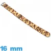 Bracelet montre Nato 16 mm Camo militaire Marron Nylon