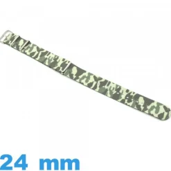Bracelet montre N.A.T.O 24mm Camo Vert clair Nylon