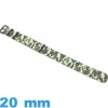 Bracelet N.A.T.O 20mm de montre Camouflage Nylon Vert clair