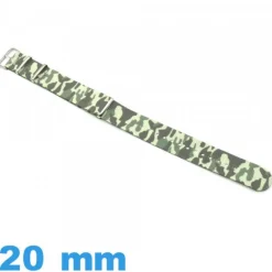 Bracelet N.A.T.O 20 mm de montre Military tissu Vert clair