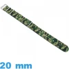 Bracelet Nato 20 mm montre Camouflage Militaire Textile Vert
