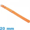 Bracelet Nato 20mm montre Nylon Orange