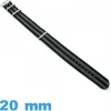 Bracelet N.A.T.O 20 mm montre Textile Noir et Gris