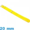 Bracelet N.A.T.O 20mm montre tissu Jaune
