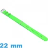 Bracelet Nato 22mm pour montre tissu Green fluo