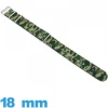 Bracelet Nato Nylon Vert 18mm Camouflage Militaire montre