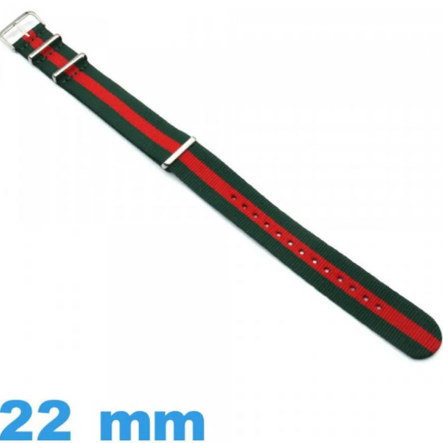 Bracelet Nato tissu Portugal 22mm montre