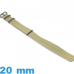 Bracelet Nylon de montre 20mm Nato