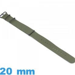 Bracelet Nylon 20mm N.A.T.O Olive montre