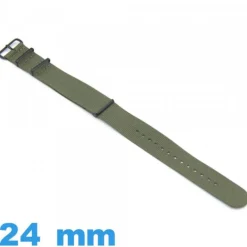 Bracelet Nylon Olive de montre 24mm Nato
