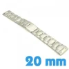 Bracelet pour Montre Acier Argenté 20 mm