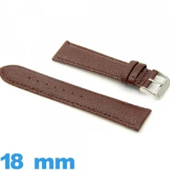 Bracelet pour montre cuir Lézard Rembourré 18 mm