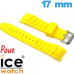Bracelet pour montre Ice Watch Jaune Silicone 17 mm