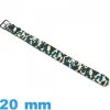 Bracelet Textile Bleu Military pour montre 20 mm Nato