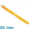 Bracelet Textile 20 mm Nato Orange fluo montre