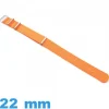 Bracelet tissu Orange pour montre 22mm Nato