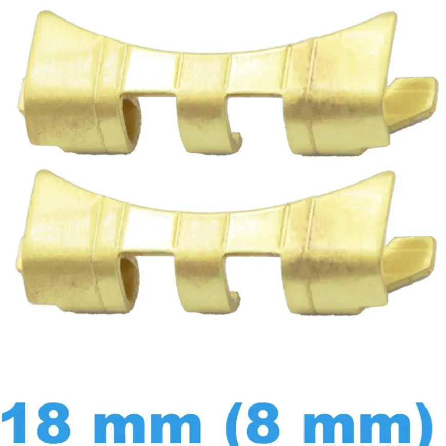Cache Pompe Montre Doré 18 mm (8 mm) - Lot de 2