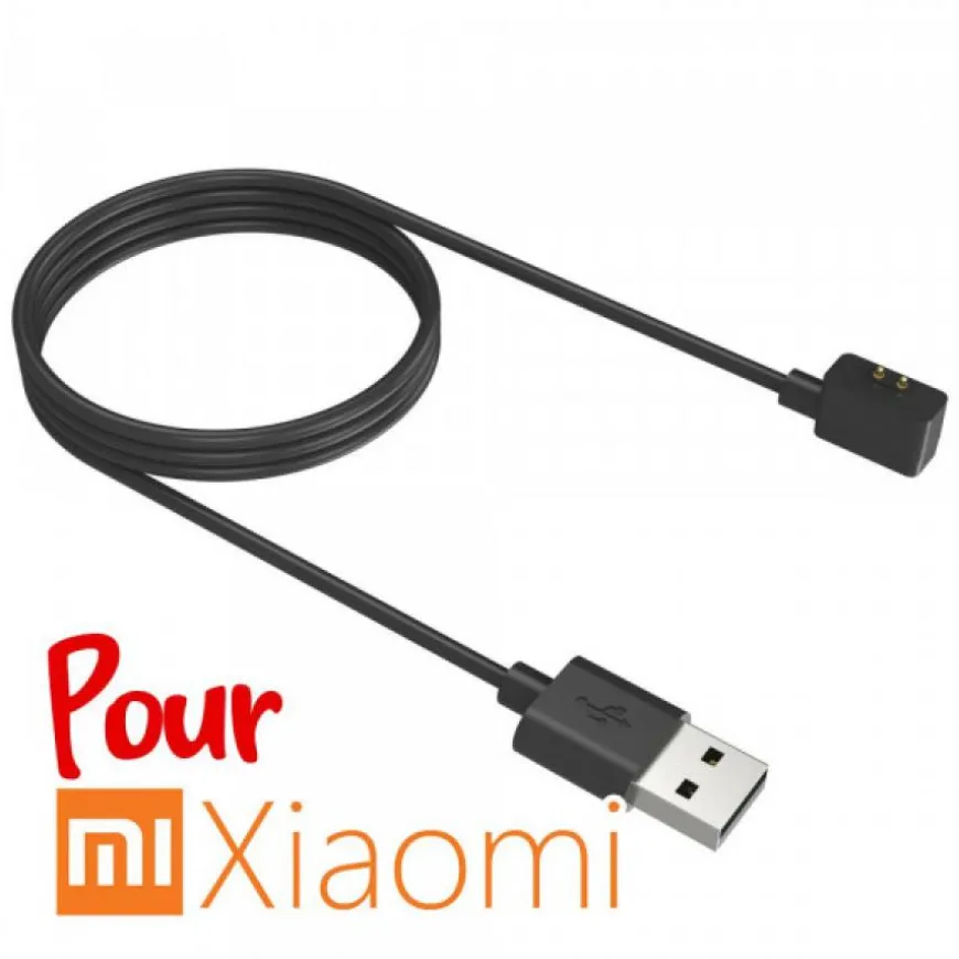 Câble USB compatible pour montre connectée Xiaomi