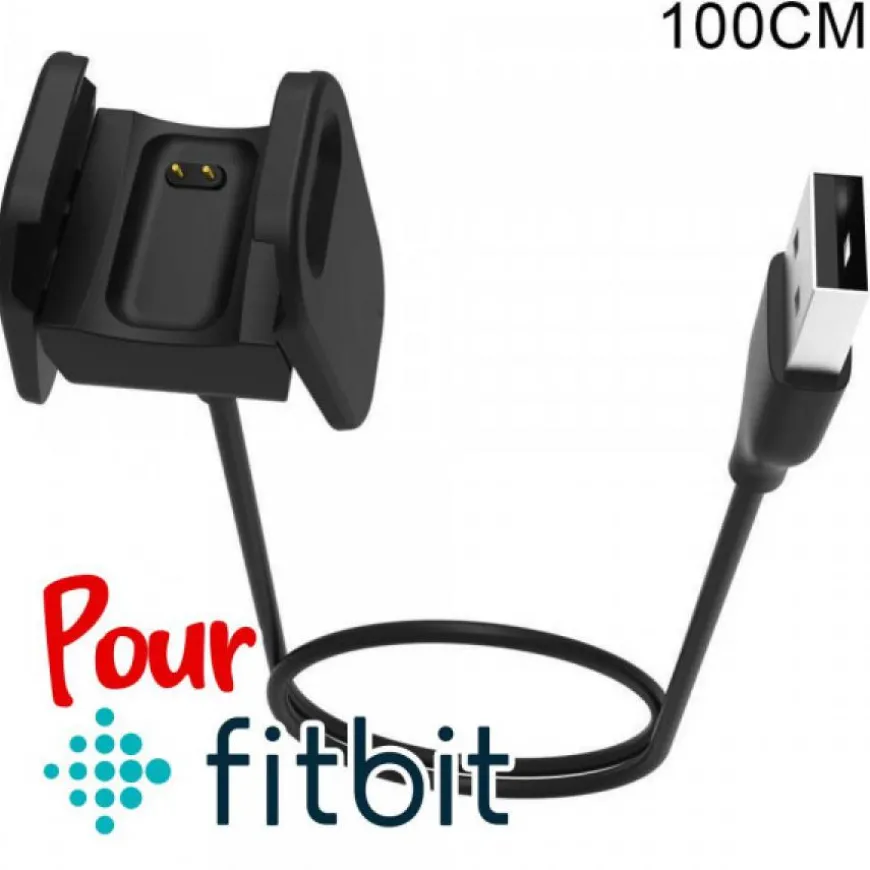 Câble USB pour smartwatch FitBit Charge 4,