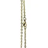 Chaine de cou pour pendentif montre 78 cm doré