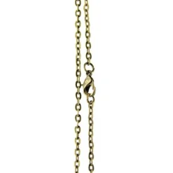 Chaine de cou pour pendentif montre 78 cm doré