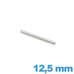 Clavette cylindrique diamètre 1.0 mm Longueur : 12.5 mm