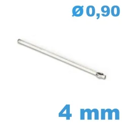 Clavette fendue 4mm pour bracelet métal de montre diamètre 0.9 mm