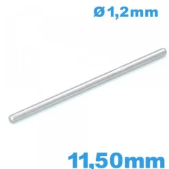 Clavette longue de 11,50mm droite  bracelet de montre titane