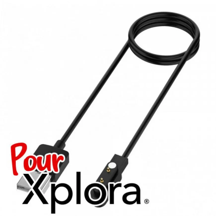 Cordon USB pour montre connectée XPLORA de remplacement